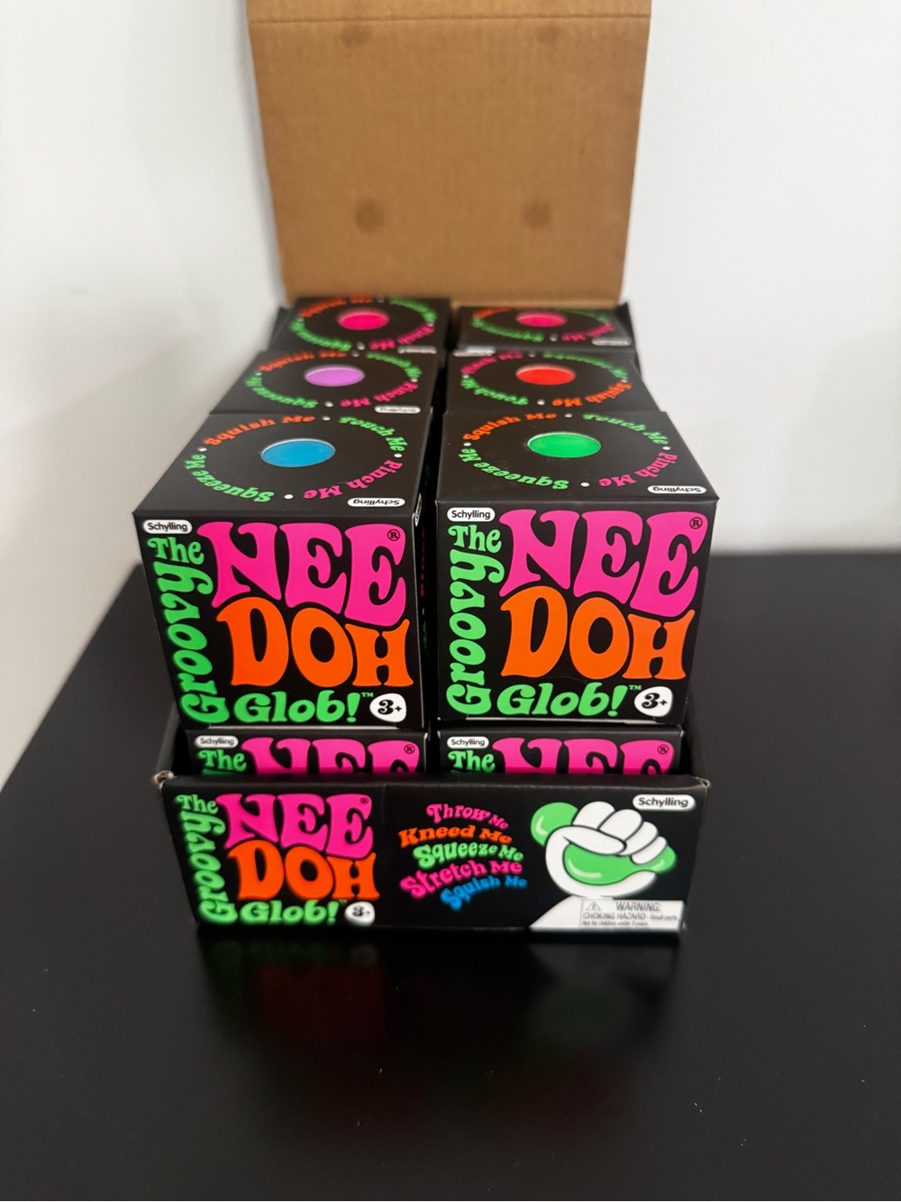 NeeDoh Groovy Glob brand new box with a set of 12